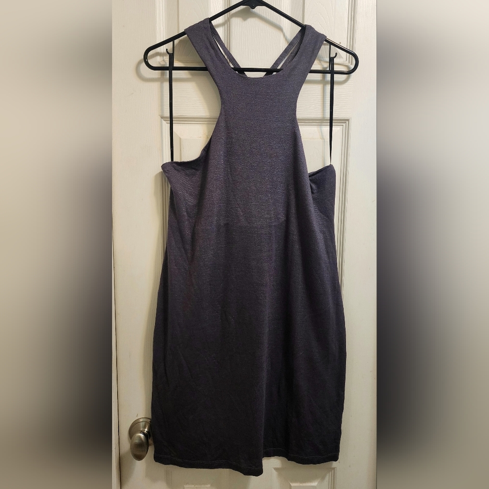 NWOT Kardashian Kollection Grey Mini Dress